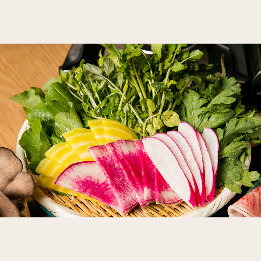 【期間限定】~秋の味覚フェア~舞茸だしで味わう6種のきのこが入ったしゃぶしゃぶセット(3~4人前)