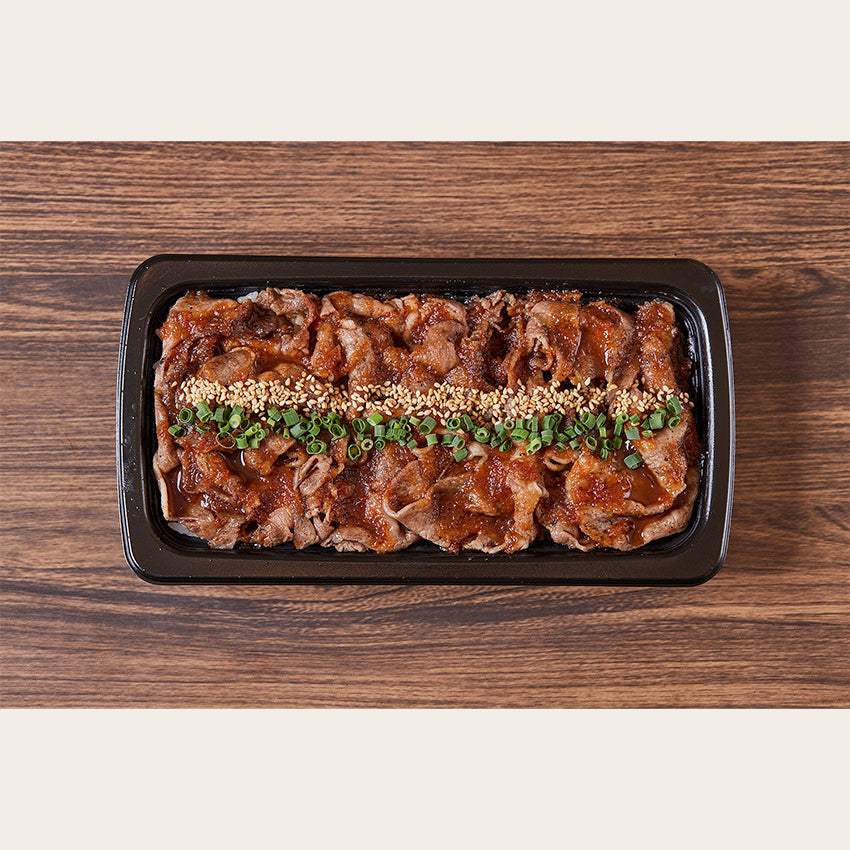 【冷凍】KINTANの冷凍焼肉弁当(黒毛和牛上カルビと黒毛和牛肩ロース各2個)