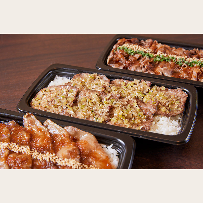 【冷凍】KINTANの冷凍焼肉弁当(30日間熟成KINTAN&黒毛和牛上カルビ&黒毛和牛肩ロース)