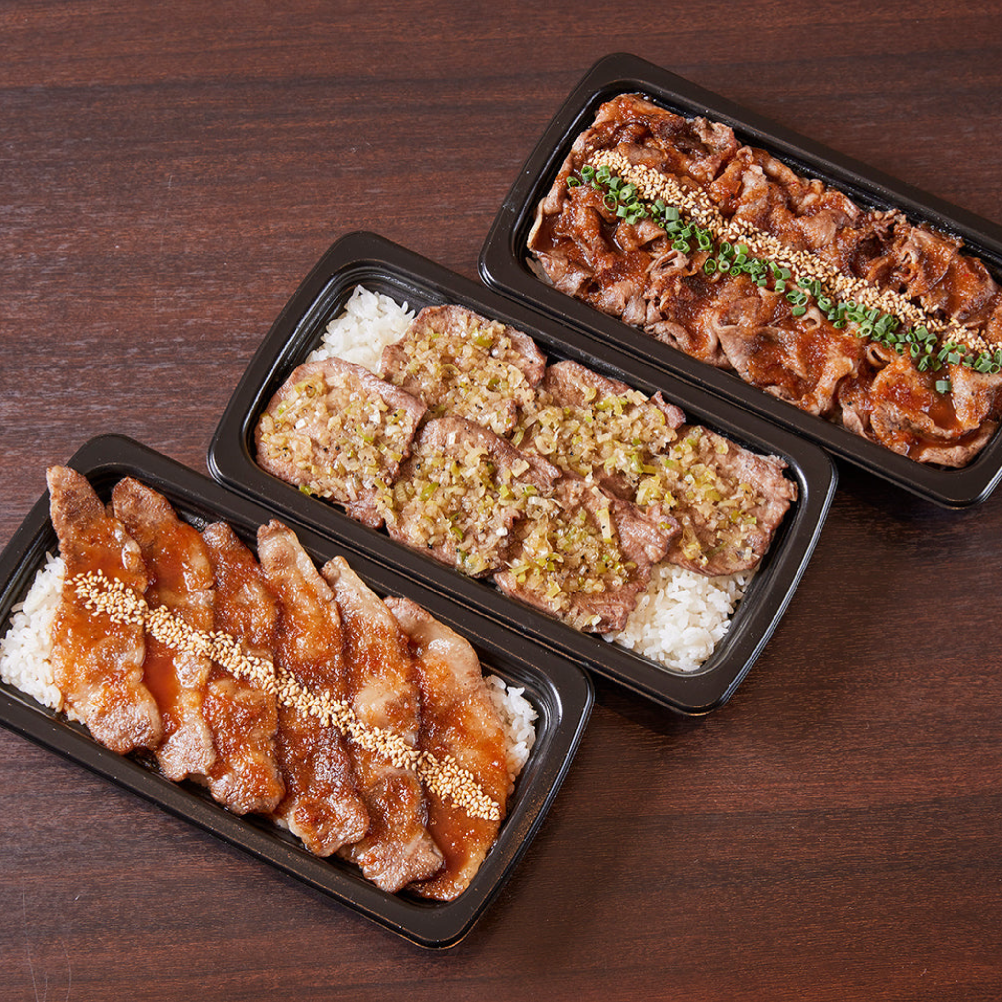 【冷凍】KINTANの冷凍焼肉弁当(30日間熟成KINTAN&黒毛和牛上カルビ&黒毛和牛肩ロース)