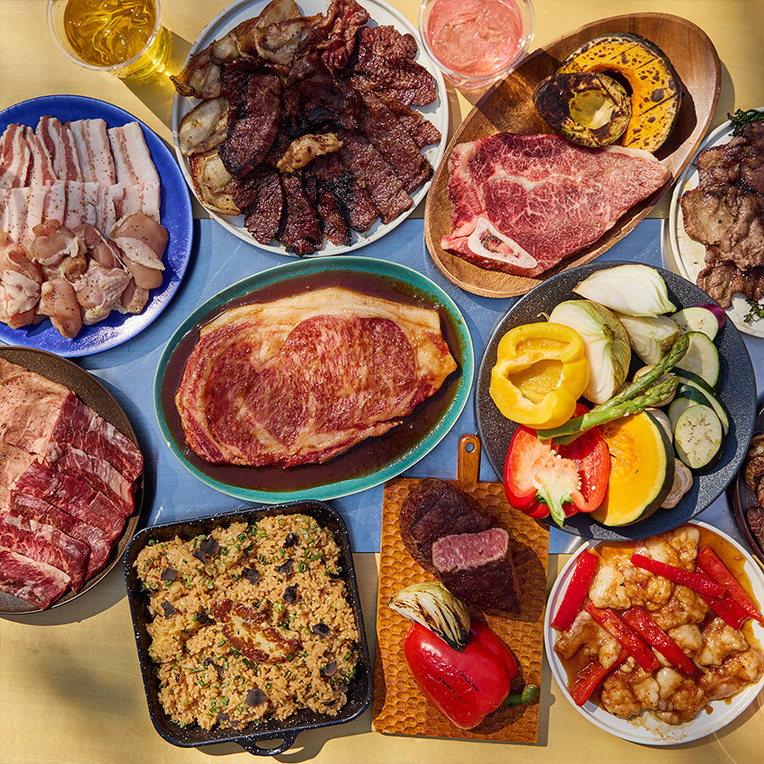 A5仙台牛&国産にこだわる6種のバラエティ焼肉セット