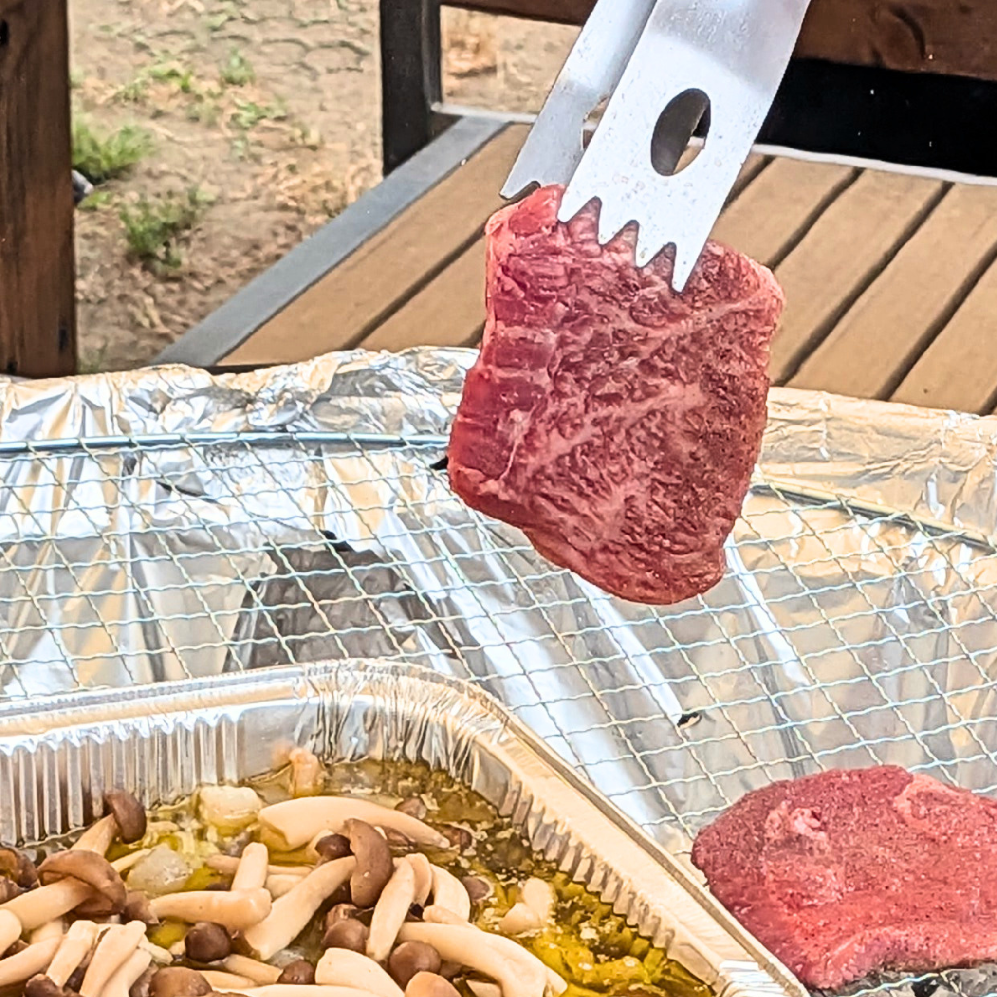 サガリステーキが主役のBBQコンプリートセット(730g)
