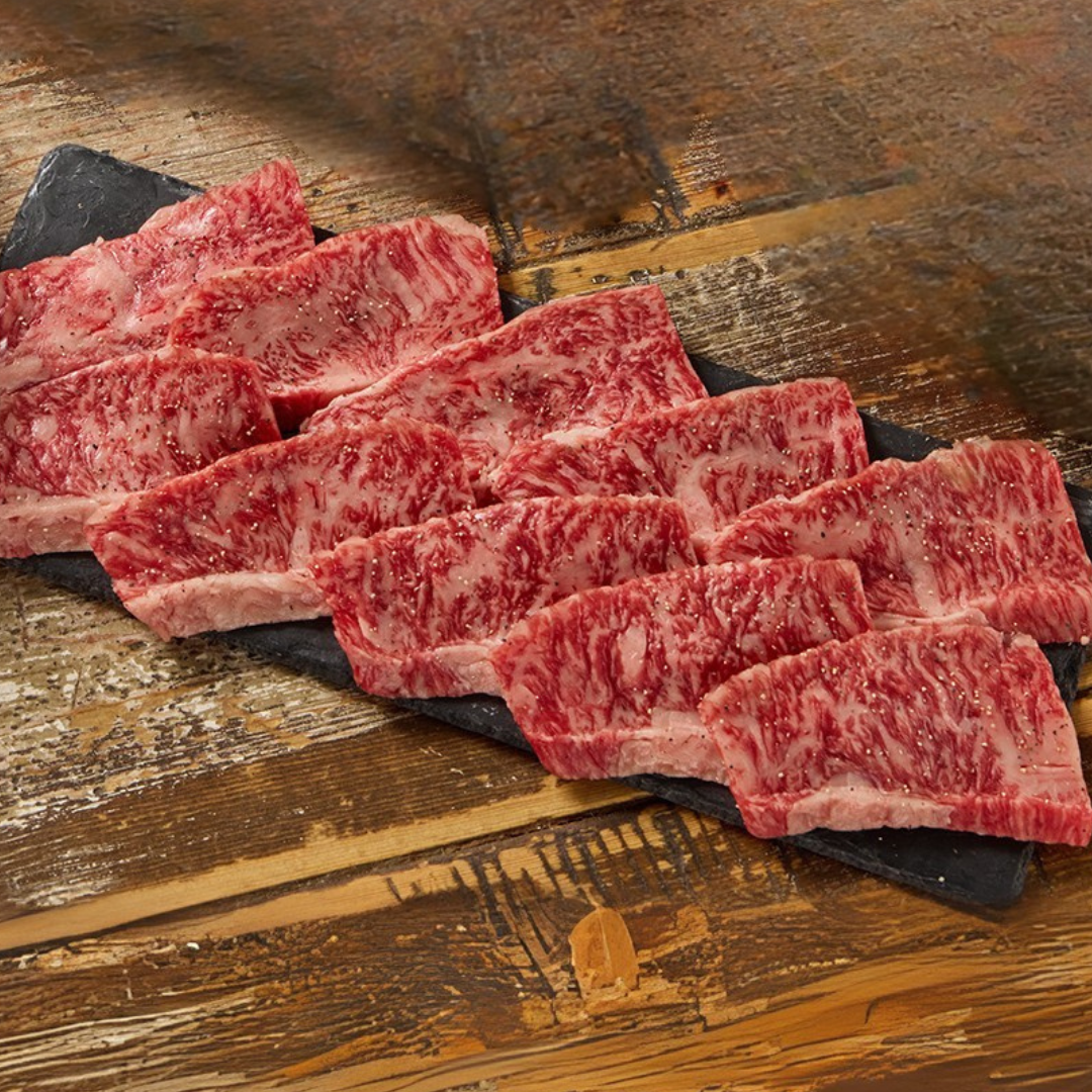 A5仙台牛が入った3種の焼肉とワインのギフトセット(510g)