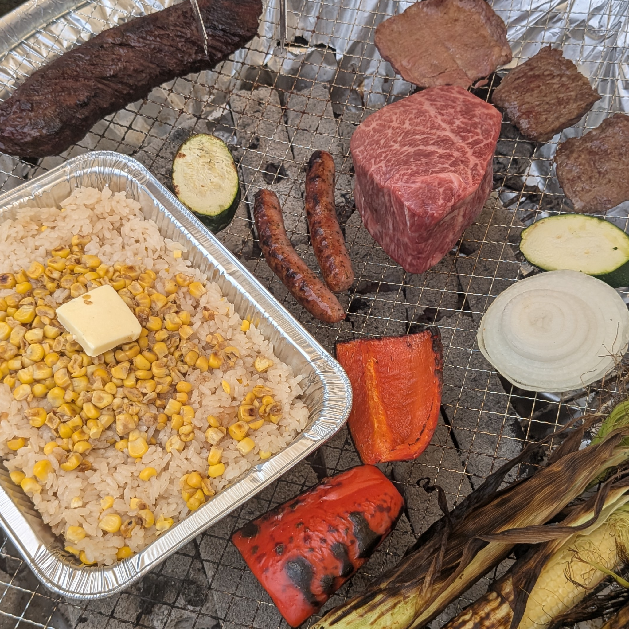 A5仙台牛ランプのBBQコンプリートセット(1030g)