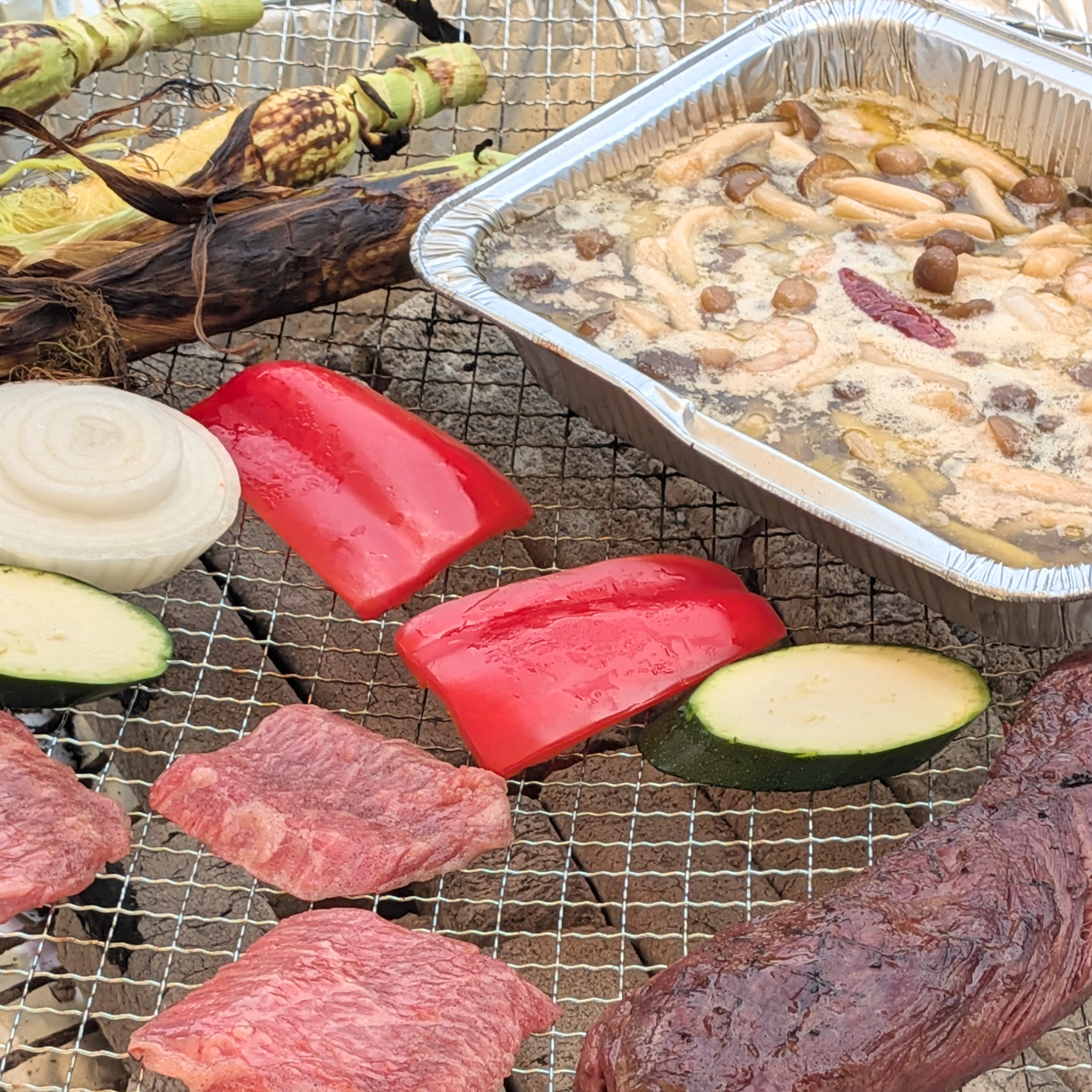 サガリステーキが主役のBBQコンプリートセット(730g)
